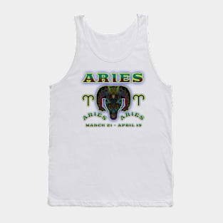 Aries 1a Maroon Tank Top